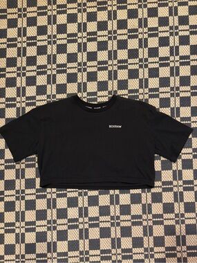 BOXRAW Black Cropped Tee